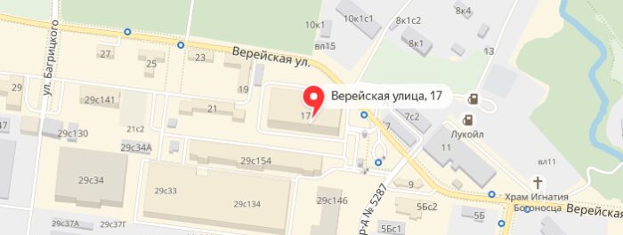БАРС-Х г.Москва, Верейская ул., 17