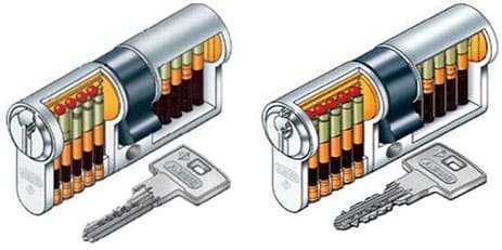 Замена и установка цилиндра ABUS - PFAFFENHAINK 410 VB и KW 410 VB картинка