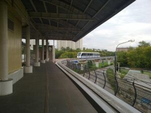 Московская монорельсовая транспортная система свао район Бутырский