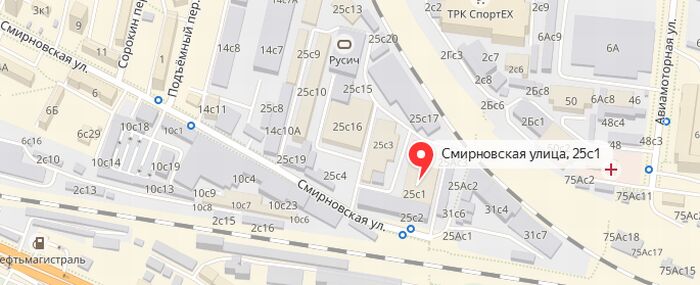 БАРС-Х г.Москва, Смирновская ул., д.25, стр.1