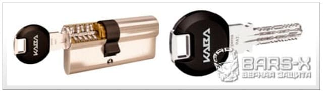 замена цилиндров Kaba во входной двери картинка