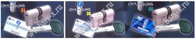 цилиндр для замков Mottura CHAMPIONS C30 картинка