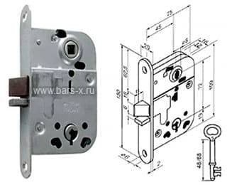 заменить цилиндр в замке ABLOY картинка