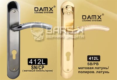 Ручки на планке DAMX 412L картинка