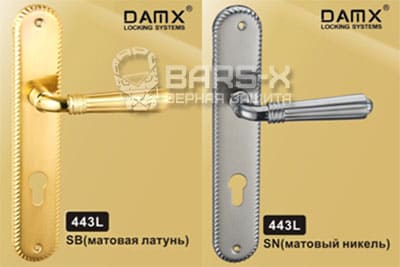 Ручки на планке DAMX 443L картинка