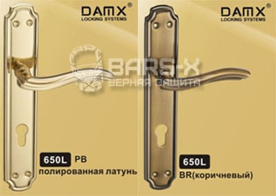 Ручки на планке DAMX 650 L картинка