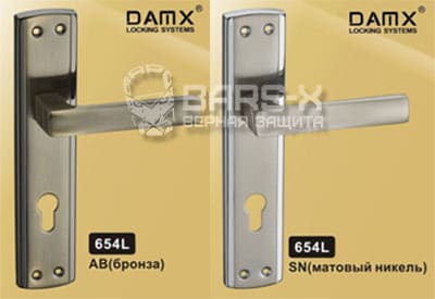 Ручки на планке DAMX 654 L картинка