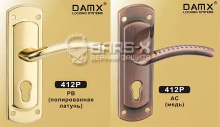 Ручки DAMX под замок 412P картинка