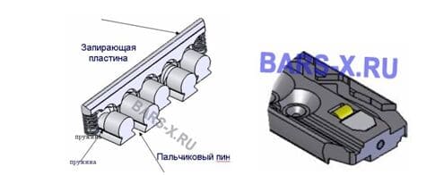 Дед-болт Мультилок механизм МТ-5 картинка