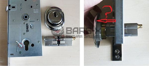 Врезные броненакладки DOORLOCK картинка