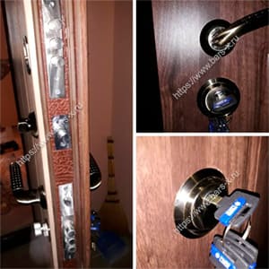 ремонт входных металлических дверей Тайгер картинка