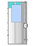 двери ESTA LIGHT 1 STEEL C картинка