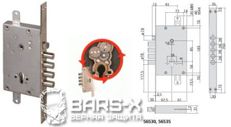 Замок CISA C REVOLUTION картинка