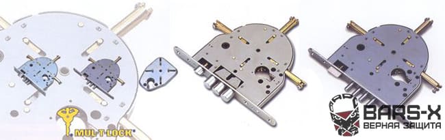 цилиндровые замки mul-t-lock для железной двери картинка