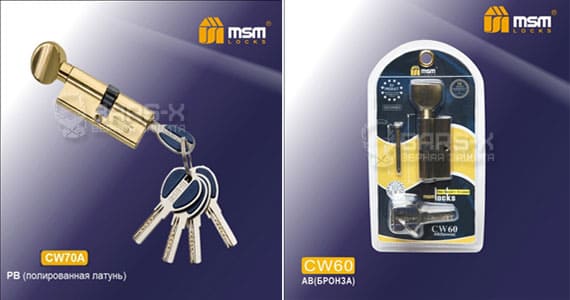 Цилиндровые механизмы MSM CW-серии перфо ключ картинка
