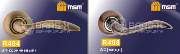 Дверные ручки MSM R404, R408 картинка