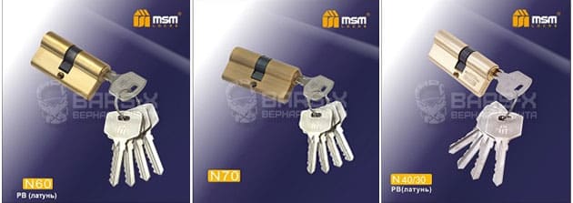 Цилиндровые механизмы MSM N-серии картинка
