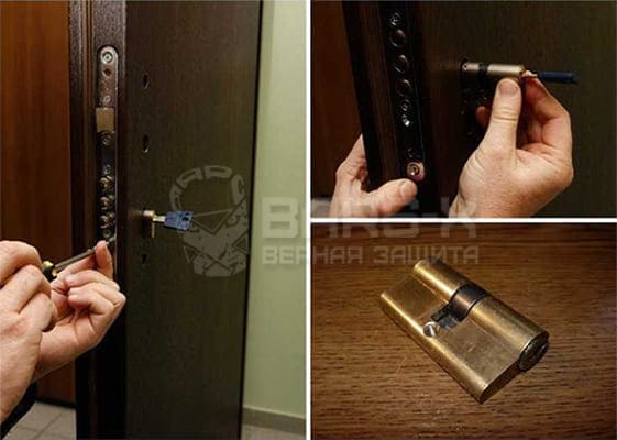 Замена цилиндра MUL-T-LOCK картинка