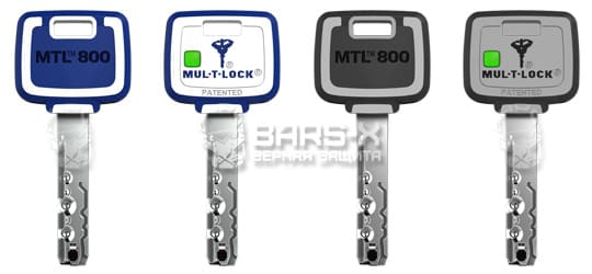 ключи Mul-T-Lock MTL 800 картинка