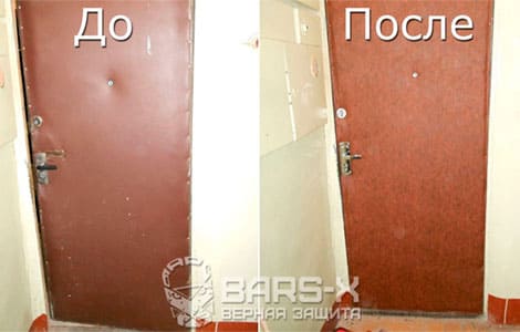 модернизация и ремонт входной двери картинка