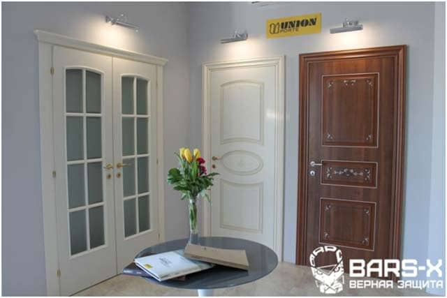 двери Юнион в ассортименте компании не только традиционные распашные, но также раздвижные и складные двери.