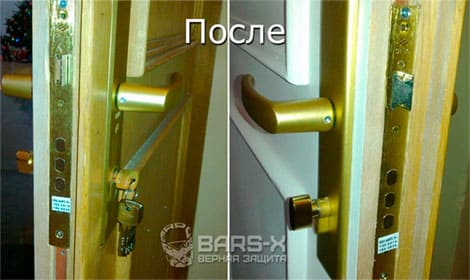 установка дверных замков в Москве картинка