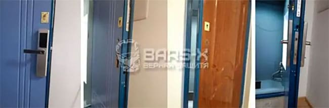 установить замки на входную дверь