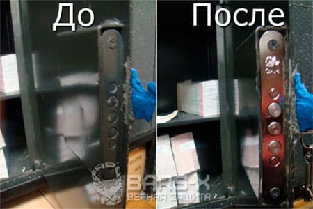 установка замка Mottura картинка