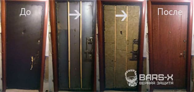Замена покрытия входной двери фото Замена покрытия входной двери картинка