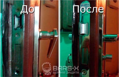 Замена замков из за поломки картинка