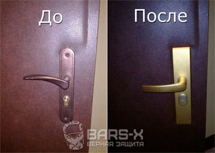 Замена замков Абус на металлической двери с выездом картинка