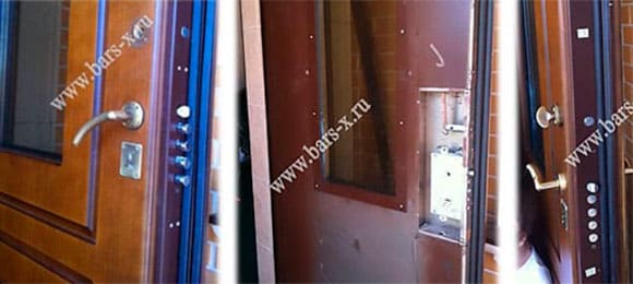 замена замочного механизма во входной двери картинка