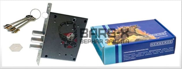 Установка, замена замков Керберос во входной металлической двери картинка