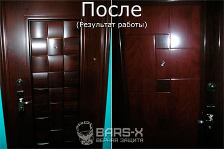 установка замка на входную дверь картинка