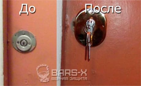 Установка и замена дверных замков картинка