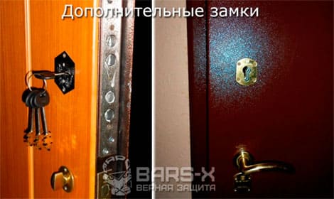 Установка дверного замка в металлическую дверь картинка