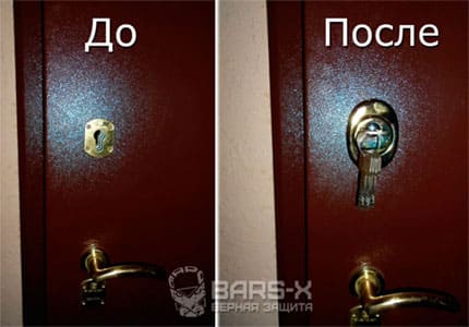 Установить защиту на замки входной двери в Москве