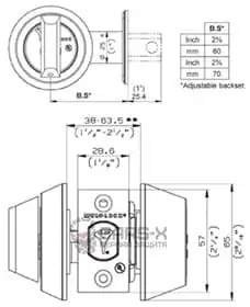 MUL-T-LOCK Dead Bolt Hercular картинка