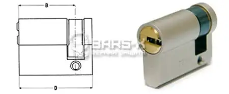 Односторонние цилиндры Mul-T-Lock картинка